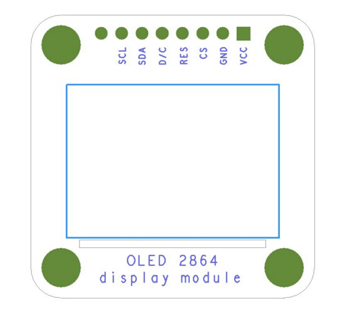 OLED Graphic Display Module For Arduino 0.96