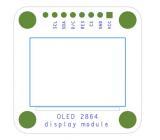 OLED Graphic Display Module For Arduino 0.96